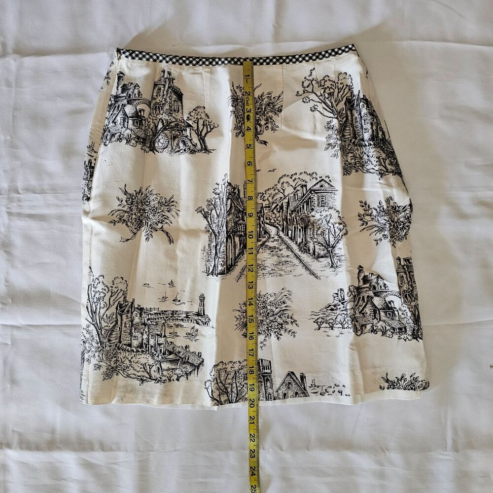 Harris Wallace New York Women's 100% Silk Mini Skirt Size 8 - Picture 11 of 11